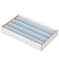Set of 4 Blue Wax Taper