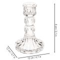 ProductName  
Transparent Glass Candle Holder 12cm Set of 2 for Table Decoration  

ProductDescription  
<h2>Transparent Glass Candle Holders for Stylish Home Decoration</h2>  

<p>Enhance your home with this set of two transparent glass candle holders, p | Floristik24.co.uk