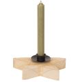 Wooden Star Candle Holder for