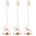Gold Christmas Tree Candle