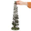 Candle Holder in Green Metal Christmas Tree Design 45cm | Floristik24.co.uk