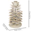 **Ceramic Pine Cone Candle Holder for Taper Candles 17cm**

```html
<h2>Ceramic Pine Cone Candle Holder for Taper Candles</h2>

<p>
This ceramic candle holder is designed in the shape of a pine cone, adding a winter-themed charm to your home décor. Finish | Floristik24.co.uk