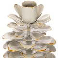 **Ceramic Pine Cone Candle Holder for Taper Candles 17cm**

```html
<h2>Ceramic Pine Cone Candle Holder for Taper Candles</h2>

<p>
This ceramic candle holder is designed in the shape of a pine cone, adding a winter-themed charm to your home décor. Finish | Floristik24.co.uk