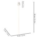 Ghost Figures on Wooden Sticks Halloween Decoration 54cm Set of 8 | Floristik24.co.uk