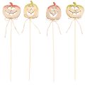 Wooden Pumpkin Picks with