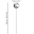 Metal Garden Stake with Deer and Pine Tree Design, 100cm Height | Floristik24.co.uk