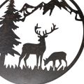 Metal Garden Stake with Deer