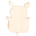 Wooden Pig Plant Sticks 31cm,