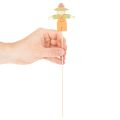 Wooden Scarecrow Picks 30cm Multicolored Set of 12 for Indoor Decoration | Floristik24.co.uk