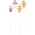 Wooden Scarecrow Picks 30cm