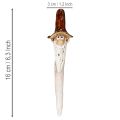 Decorative garden gnome figure for plant pots, 16cm, 2 pieces | Floristik24.co.uk