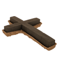 OASIS® Renewal® Floral Foam Biolit® Cross, 42 cm, 2 Pack, for Funeral Floristry | Floristik24.co.uk