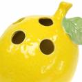 Floristik24 Earthenware vase lemon yellow 15cm