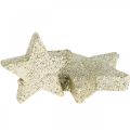 Floristik24 Scatter decoration Christmas scatter decoration stars in gold Ø4/5cm 40p