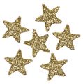 Floristik24 Star glitter 1,5cm to scatter gold 144pcs