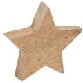 Wooden Star Decoration Set 5cm