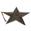 Floristik24 Christmas hanger star metal star black H25.5cm