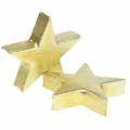 Floristik24 Deco stars gold 4cm 12pcs