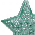 Floristik24 Star for hanging mint green 15cm