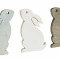 Floristik24 Scattered rabbit brown, light gray, white Easter bunnies to scatter 72pcs