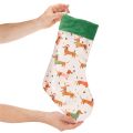 Christmas stocking with dachshund motif, 50cm | Floristik24.co.uk