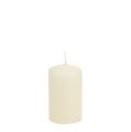 Floristik24 Pillar candle 100/60 cream 16pcs