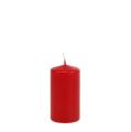 Floristik24 Pillar candle 100/60 red 16pcs