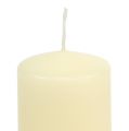 Floristik24 Pillar candle 150/60 cream 8pcs