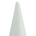 Floristik24 Styrofoam cone white 14cm x 7cm 10pcs