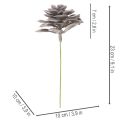 Artificial Wax Succulent Set, 10cm, Grey-Green, 6 Pieces | Floristik24.co.uk