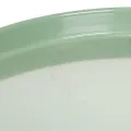 Round Green Metal Decorative Plate with Base – 30cm | Floristik24.co.uk