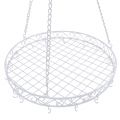 Floristik24 Tray with hook Ø44,5cm for hanging white