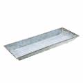 Floristik24 Christmas tray white washed zinc 60 × 15cm