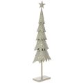 Floristik24 Metal Christmas Tree with Star on Stable Base – 74cm Tall Festive Table Decoration