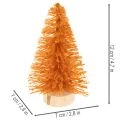 Miniature Artificial Pine Trees with Wooden Base 12cm Set of 6 | Floristik24.co.uk
