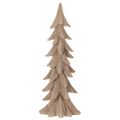 Decorative Small Flocked Christmas Tree, 44cm, Brown, Indoor Use | Floristik24.co.uk