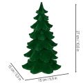 Artificial Green Flocked Christmas Tree Decoration 27cm for Indoor Use | Floristik24.co.uk