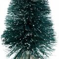 Floristik24 Mini fir snowed, winter decoration, Christmas tree H9.5cm Ø5cm 2pcs