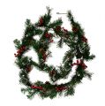 Floristik24 Fir garland with cones and berries 270cm