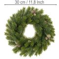 Artificial Pine Wreath with Cones 30cm for Door or Table Decoration

```html
<h2>Artificial Pine Wreath with Cones for Seasonal Home Decoration</h2>

<p>
This artificial pine wreath is a versatile decoration piece designed to enhance your home during the  | Floristik24.co.uk