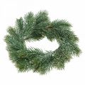 Floristik24 Fir wreath artificial deco wreath Christmas green, iced Ø25cm