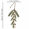 ProductNameArtificial Fir Branch with White Mini Christmas Baubles, 46 cm, Set of 2/ProductName
ProductDescription<h2>Artificial Fir Branch with Mini Baubles for Christmas Decorating</h2>
<p>This set contains two artificial fir branches, each measuring 46 | Floristik24.co.uk