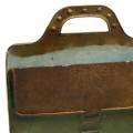 Floristik24 Planter bag metal gray / rust H27 / 33.5cm set of 2