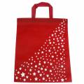 Floristik24 Carrying bag red with stars 38cm x 46cm 24pcs