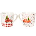 Set of 2 Christmas Ceramic