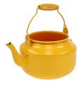 Floristik24 Teapot Ø9cm H10cm yolk yellow