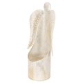 Golden Metal Angel Candle