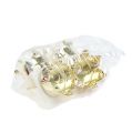 Tea light holder crown gold Ø4.8cm 4pcs | Floristik24.co.uk