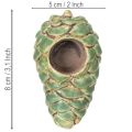 Tealight holder pine cone design candle holder 8cm 3pcs | Floristik24.co.uk