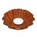 Floristik24 Decorative bowl, baking pan look, stainless steel grid Ø12.5cm H4cm